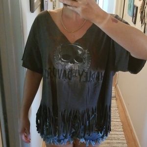 Upcycled Harley Davidson Shirt for Women